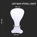 Krzesło ogrodowe "hoker" LED STOOL / / Wymiary:50X56X110cm