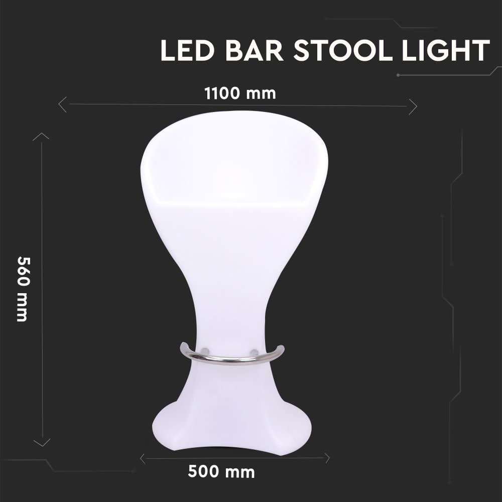 Krzesło ogrodowe "hoker" LED STOOL / / Wymiary:50X56X110cm