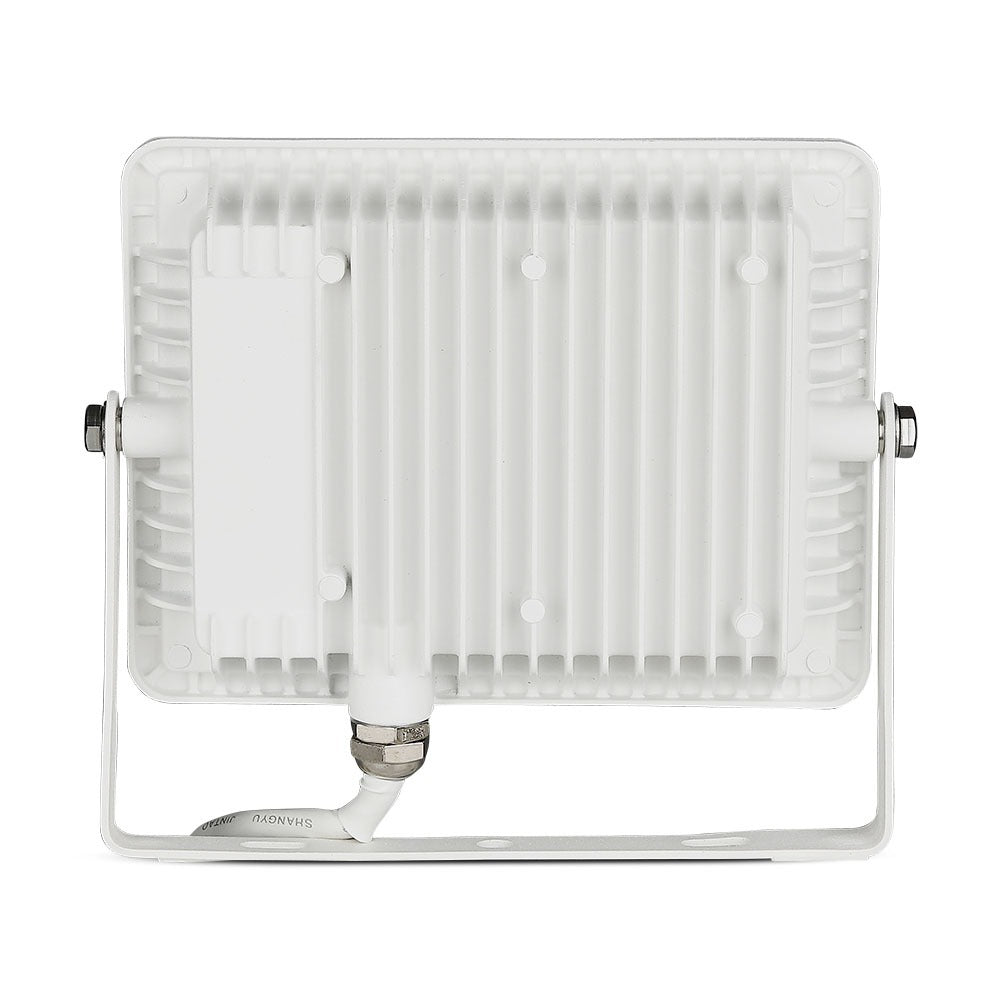 30W Naświetlacz LED SMD / Chip SAMSUNG / Barwa:6400K / Obudowa: Biała