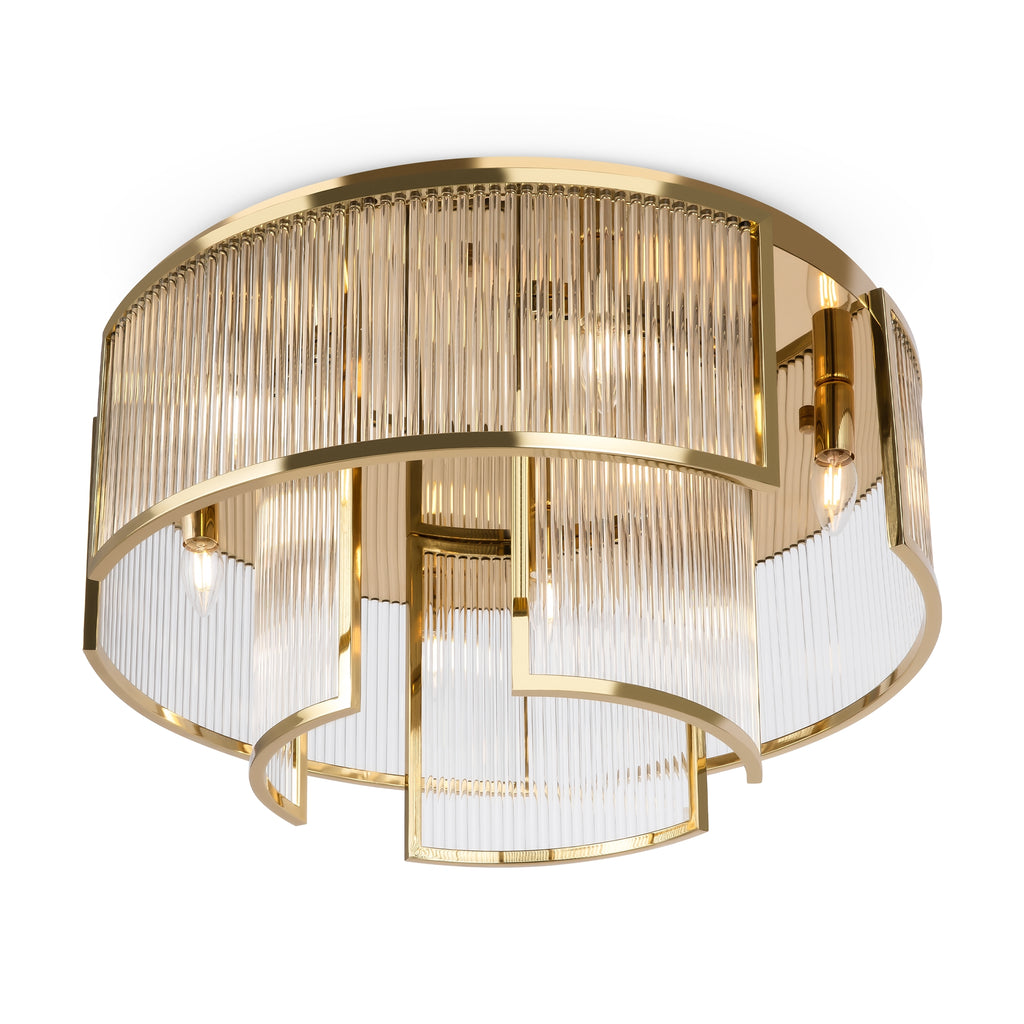 Maytoni Plafon Frame - Metal - Złoty MOD174CL-09G