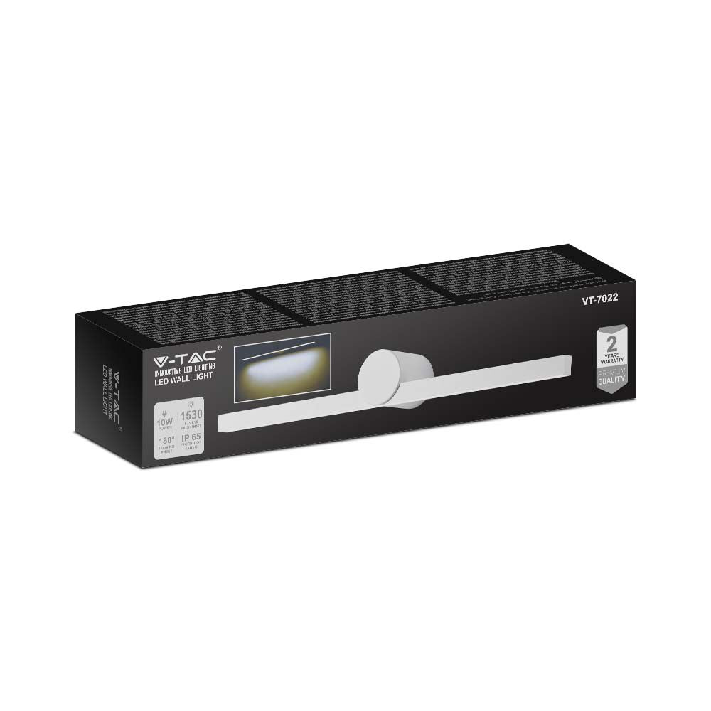 10W Kinkiet LED / Lustra - obrazy / Biały / Barwa: 3000K