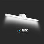 10W Kinkiet LED / Lustra - obrazy / Biały / Barwa: 3000K