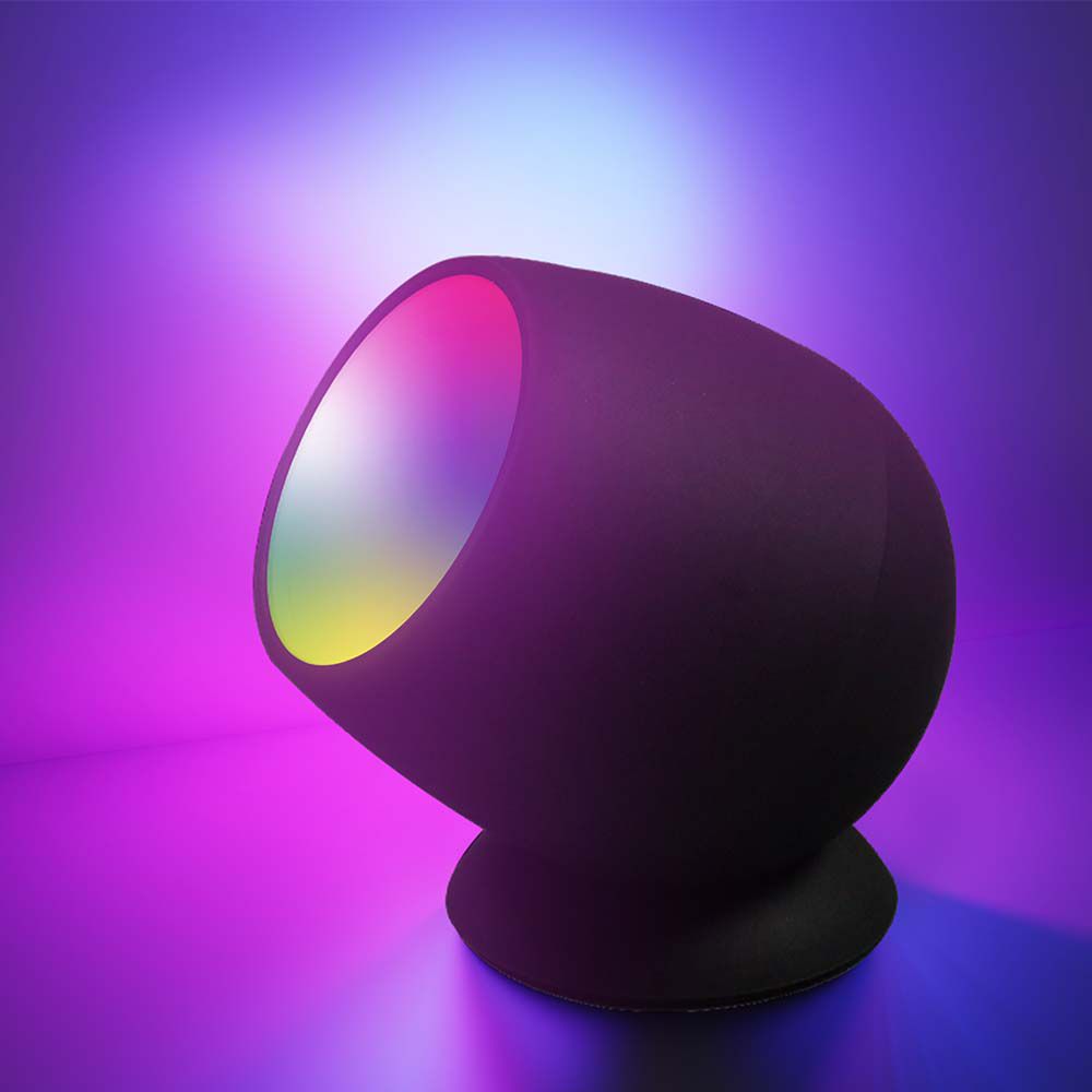 2.2W Lampka LED AMBIANCE WIFI Kompatybilna z Amazon Alexa i Google Home / Barwa: RGB+WW+CW / Czarna