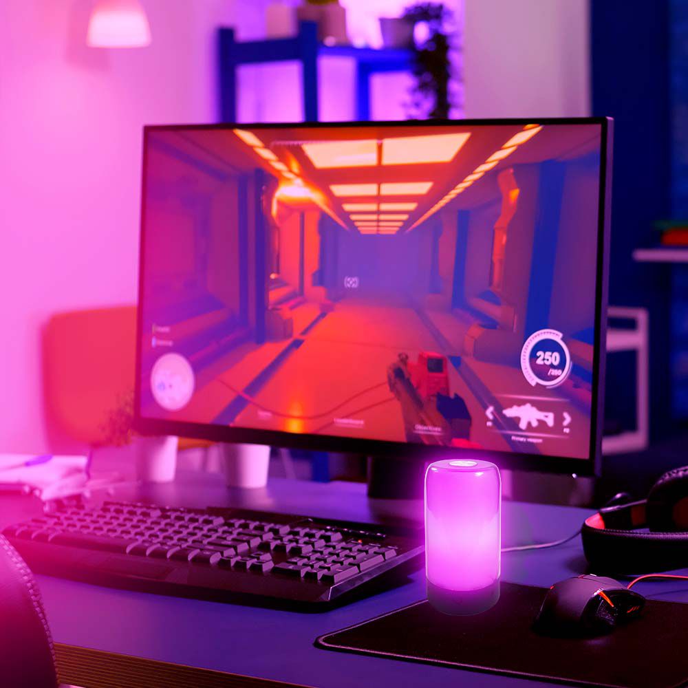 8W Lampka LED AMBIANCE / Barwa: RGB / Czarna
