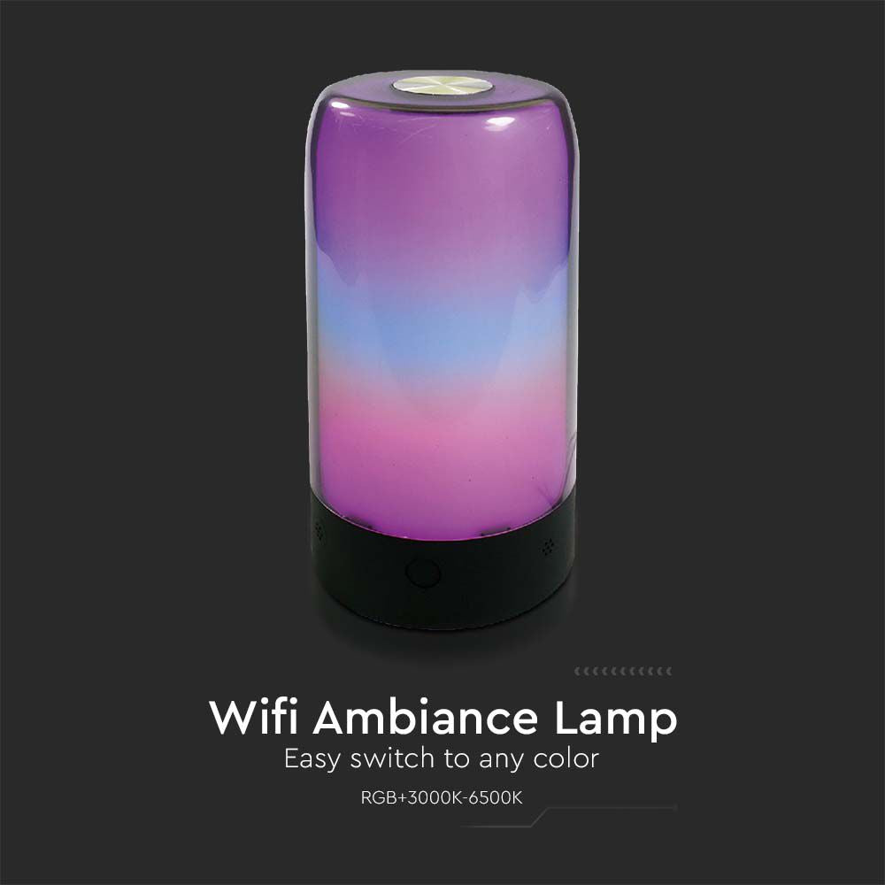 8W Lampka LED AMBIANCE / Barwa: RGB / Czarna