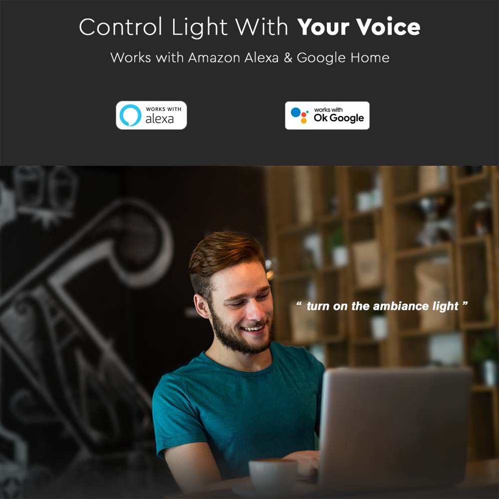 8W Lampka LED AMBIANCE / Barwa: RGB / Czarna