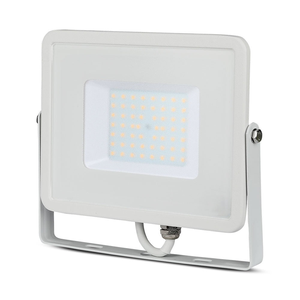 50W Naświetlacz LED SMD / Chip SAMSUNG / Barwa:4000K / Obudowa: Biała