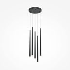 Maytoni Lampa wisząca Cascade - Aluminium - Czarny MOD132PL-L28BK2