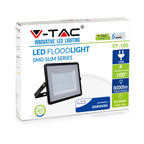 100W Naświetlacz LED SMD / Chip SAMSUNG / Barwa:3000K / Obudowa: Czarna