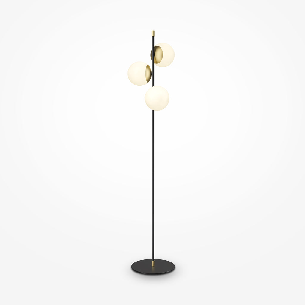 Maytoni Lampa podłogowa Nostalgia - Metal - Czarny MOD048FL-03G
