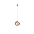 Nowodvorski Lampa wisząca IKA C 25W only LED 50/60Hz - Sklejka - Naturalne drewno