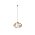 Nowodvorski Lampa wisząca IKA D 25W only LED 50/60Hz - Sklejka - Naturalne drewno 4174