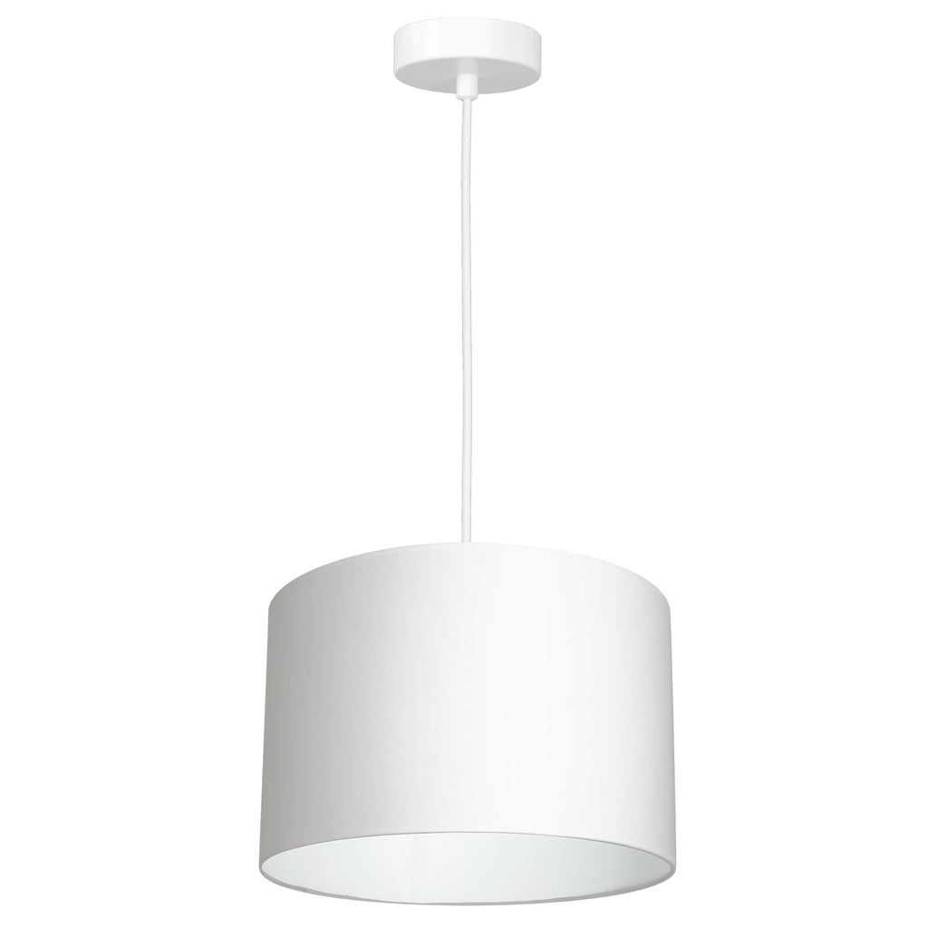 żyrandol Arden white, cylinder shade dia 250, h 170 white 1xE27