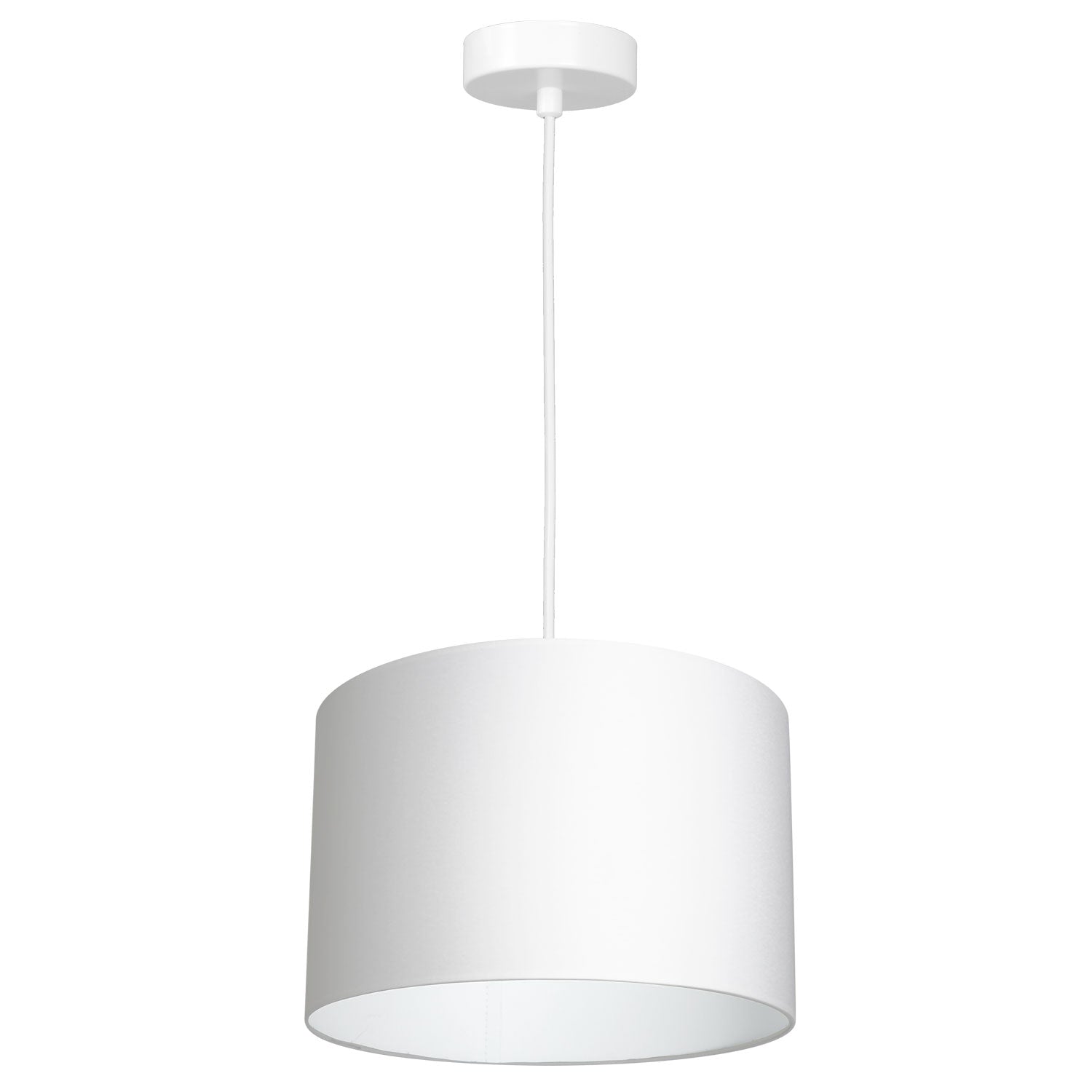 żyrandol Arden white, cylinder shade dia 250, h 170 white 1xE27