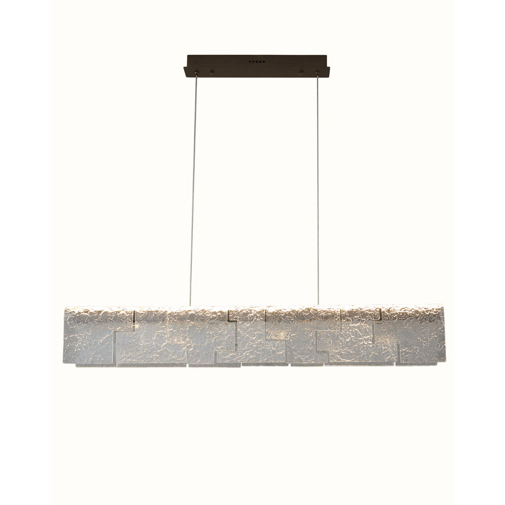 Maxlight Lampa wisząca Everest - Aluminium + stal + akryl - Kawowy P0678