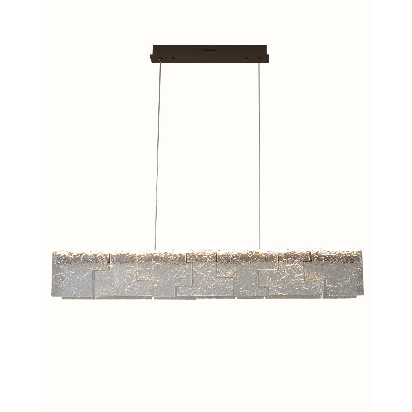 Maxlight Lampa wisząca Everest - Aluminium + stal + akryl - Kawowy P0678