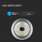 12W AR111 Żarówka LED / Barwa:3000K / Trzonek:GU10
