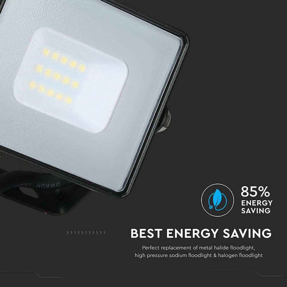 10W Naświetlacz LED SMD / Chip SAMSUNG / Barwa:4000K / Obudowa: Czarna