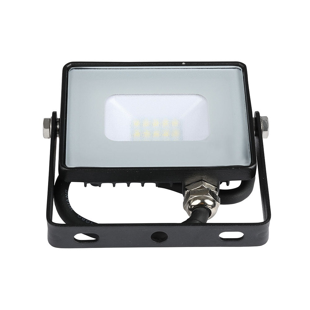 10W Naświetlacz LED SMD / Chip SAMSUNG / Barwa:6400K / Obudowa: Czarna