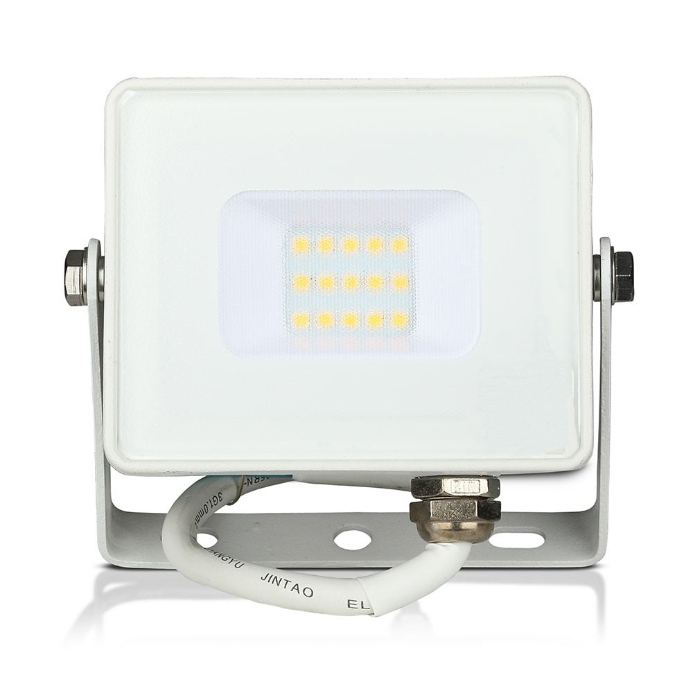 10W Naświetlacz LED SMD / Chip SAMSUNG / Barwa:3000K / Obudowa: Biała
