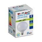 10W G95 Żarówka LED / Barwa:3000K / Trzonek:E27