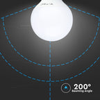 10W G95 Żarówka LED / Barwa:3000K / Trzonek:E27