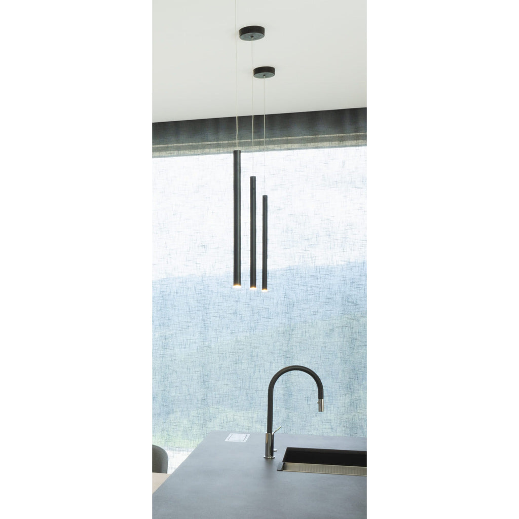 Maxlight Lampa wisząca Organic I - Metal + akryl - Czarny P0203