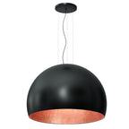 żyrandol Compo 3/4 bool ( dia 1000) black/copper 1xE27