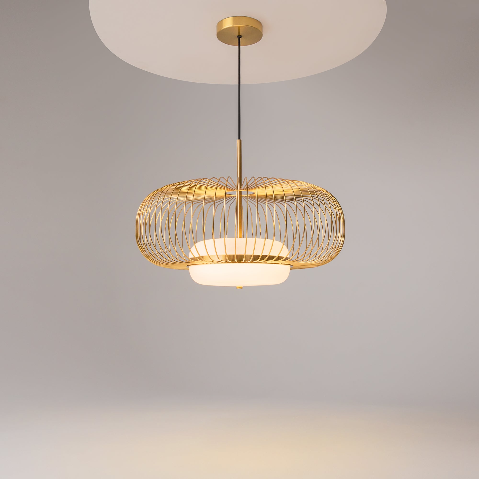 Maytoni Lampa wisząca Levitation - Metal - Mosiądz MOD376PL-L30G3K