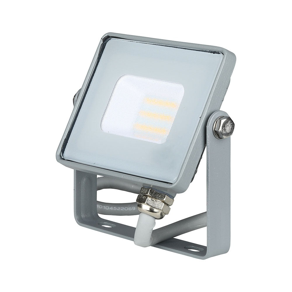 10W Naświetlacz LED SMD / Chip SAMSUNG / Barwa:3000K / Obudowa: Szara