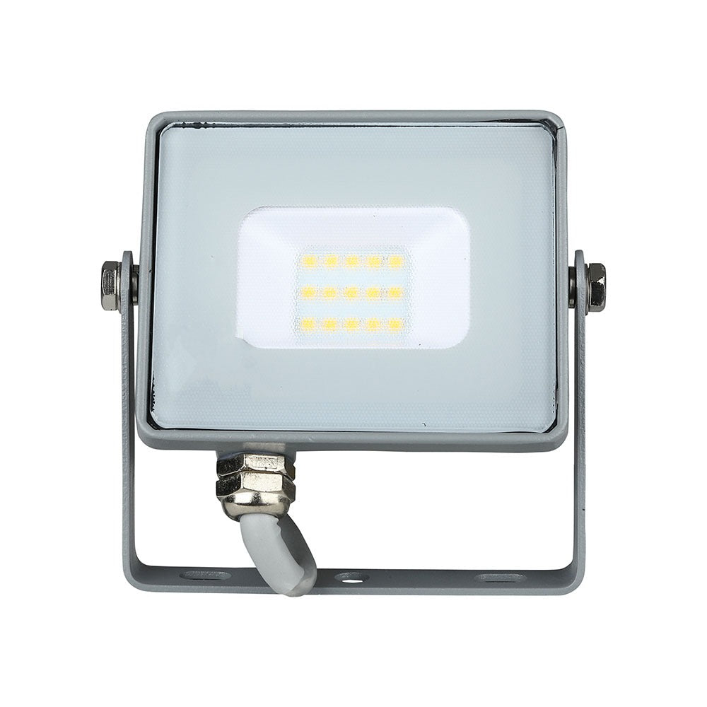 10W Naświetlacz LED SMD / Chip SAMSUNG / Barwa:4000K / Obudowa: Szara
