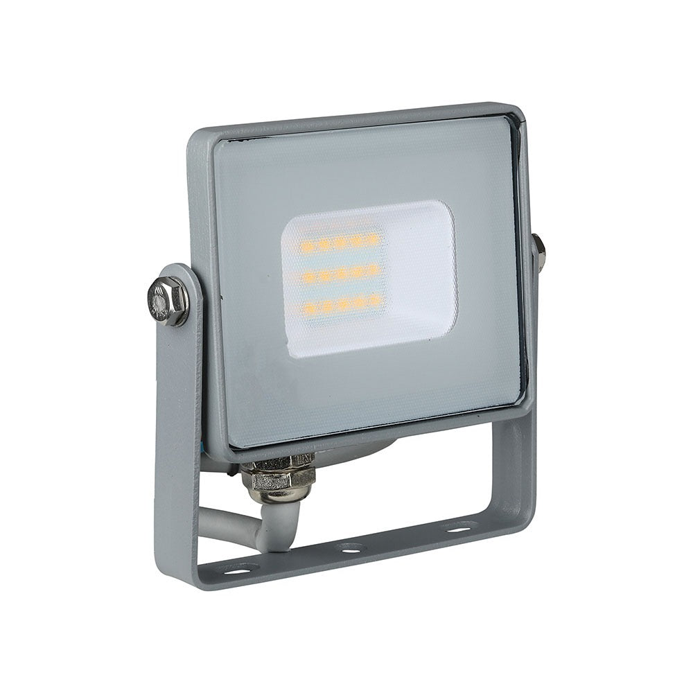 10W Naświetlacz LED SMD / Chip SAMSUNG / Barwa:3000K / Obudowa: Szara