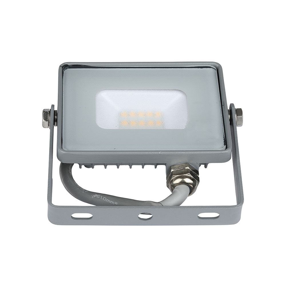 10W Naświetlacz LED SMD / Chip SAMSUNG / Barwa:3000K / Obudowa: Szara
