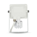 10W Naświetlacz LED SMD z czujnikiem ruchu / Chip SAMSUNG / Barwa:3000K / Obudowa: Biała