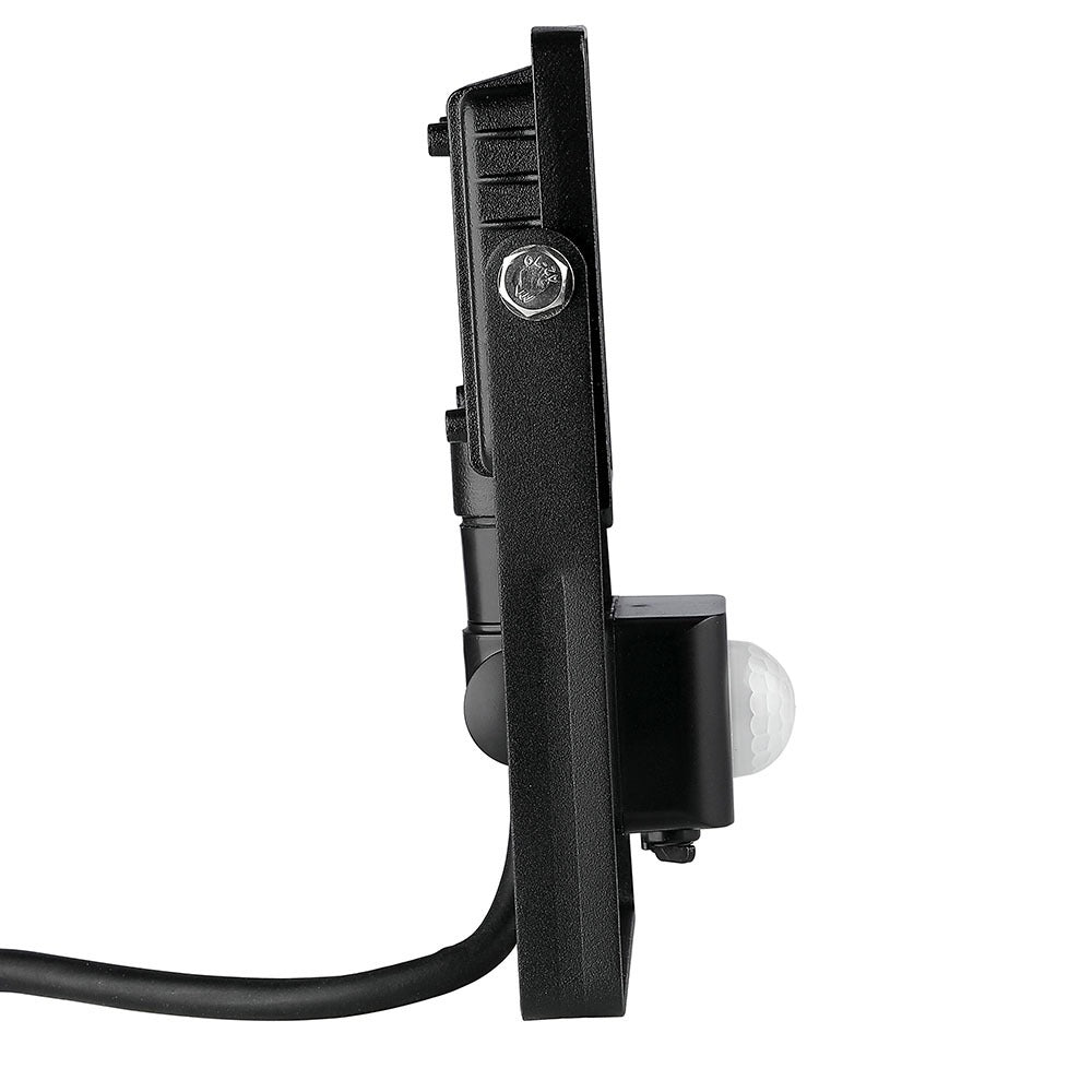 10W Naświetlacz LED SMD z czujnikiem ruchu / Chip SAMSUNG / Barwa:6400K / Obudowa: Czarna