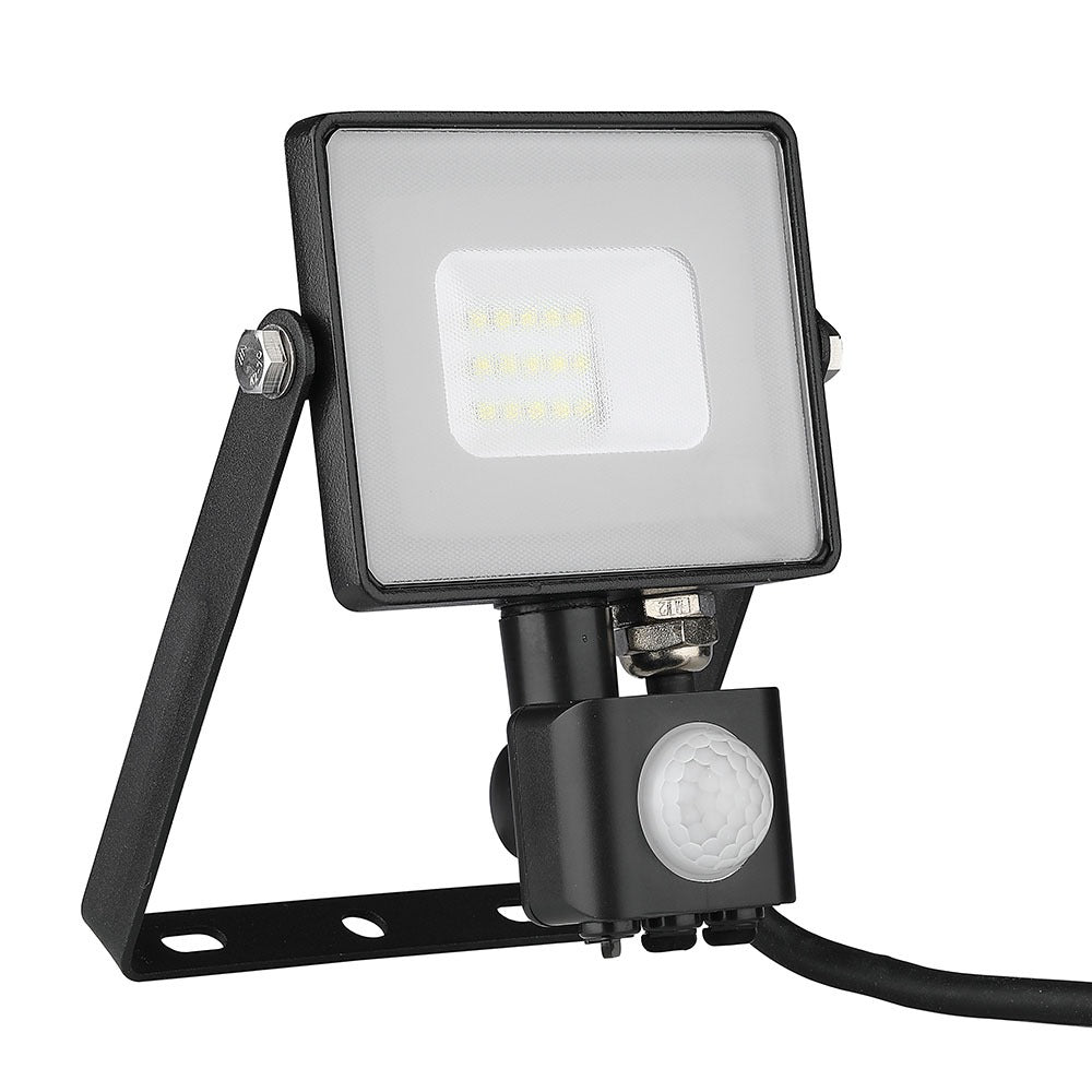 10W Naświetlacz LED SMD z czujnikiem ruchu / Chip SAMSUNG / Barwa:4000K / Obudowa: Czarna