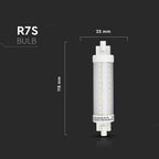 10W R7S Żarówka LED / Barwa:6400K
