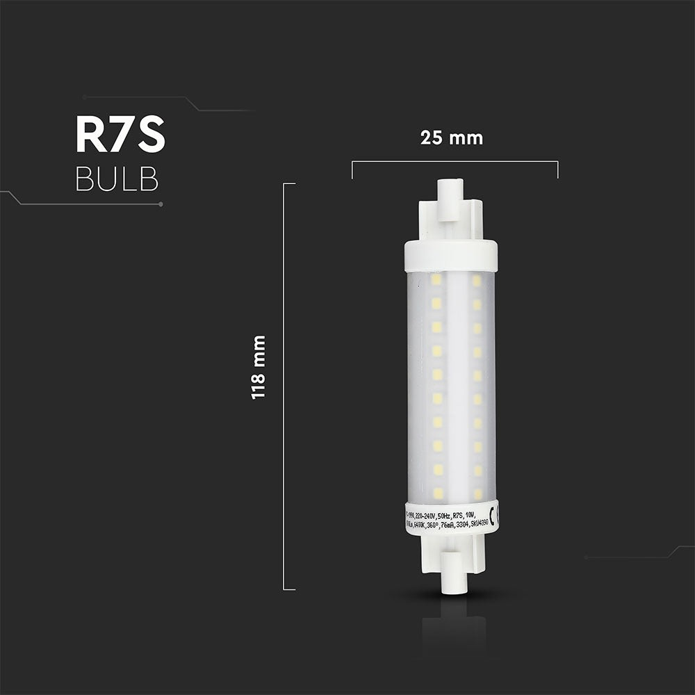 10W R7S Żarówka LED / Barwa:6400K