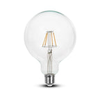 4W G125 Żarówka LED Filament / Barwa:2700K / Ściemniana / Trzonek:E27