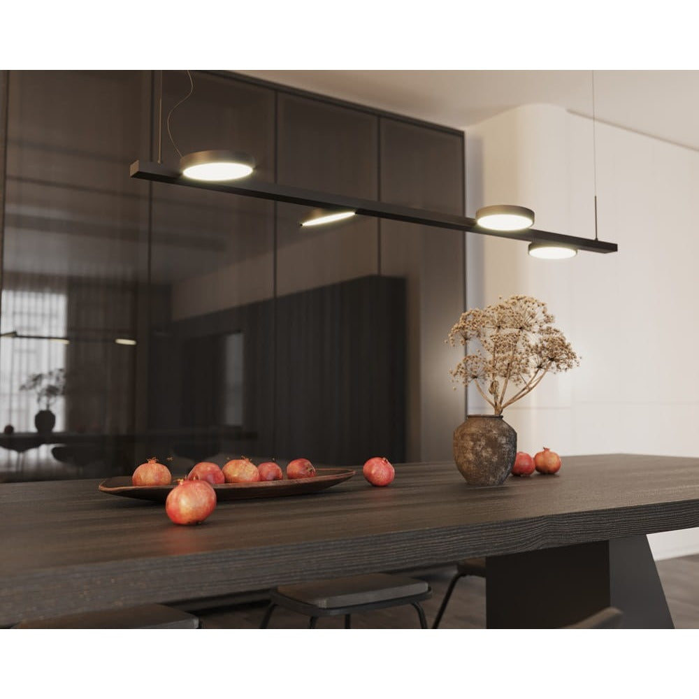 Maxlight Lampa wisząca Ibiza IV - Metal - Czarny P0529