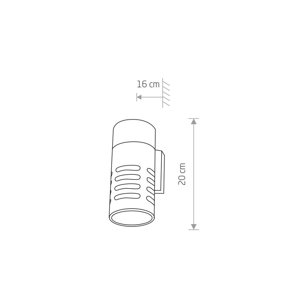 Nowodvorski Lampa ścienna natynkowa MEKONG 10W only LED 50/60Hz IP42 - Aluminium lakierowane - Czarny I 4418