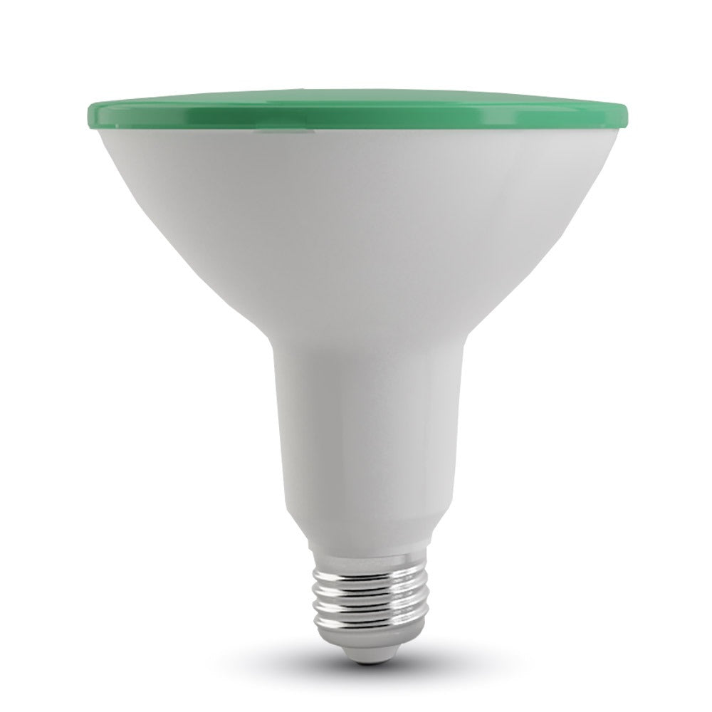 15W PAR38 Żarówka LED / Barwa: Zielony / Trzonek:E27