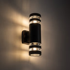 Nowodvorski Lampa ścienna natynkowa SIERRA 25W only LED 50/60Hz IP54 - Aluminium lakierowane - Czarny II 4422