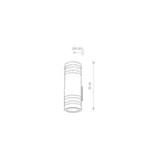 Nowodvorski Lampa ścienna natynkowa SIERRA 25W only LED 50/60Hz IP54 - Aluminium lakierowane - Czarny II 4422