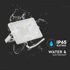 20W Naświetlacz LED SMD / Chip SAMSUNG / Barwa:6400K / Obudowa: Biała