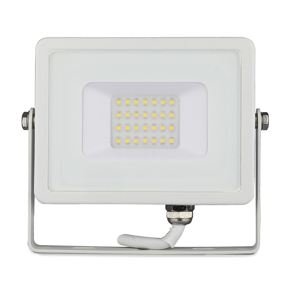 20W Naświetlacz LED SMD / Chip SAMSUNG / Barwa:3000K / Obudowa: Biała