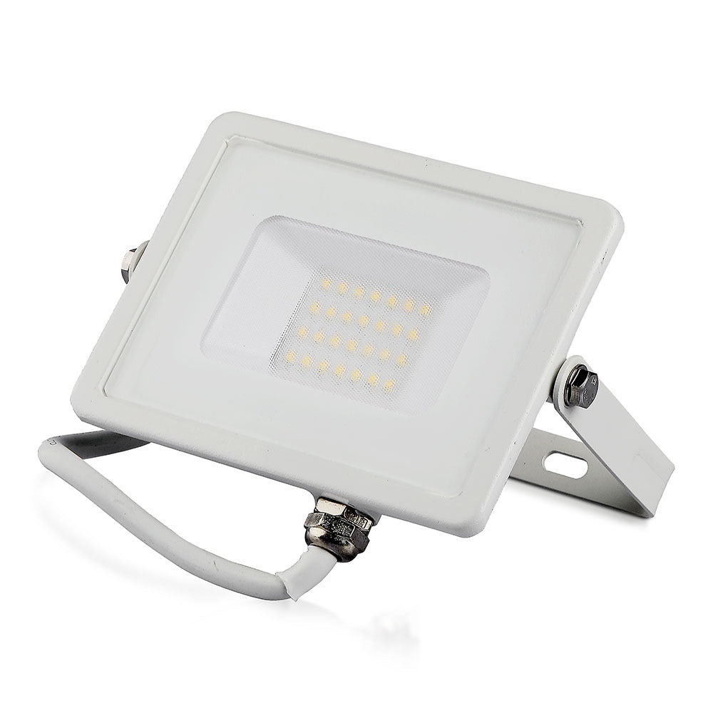 20W Naświetlacz LED SMD / Chip SAMSUNG / Barwa:3000K / Obudowa: Biała