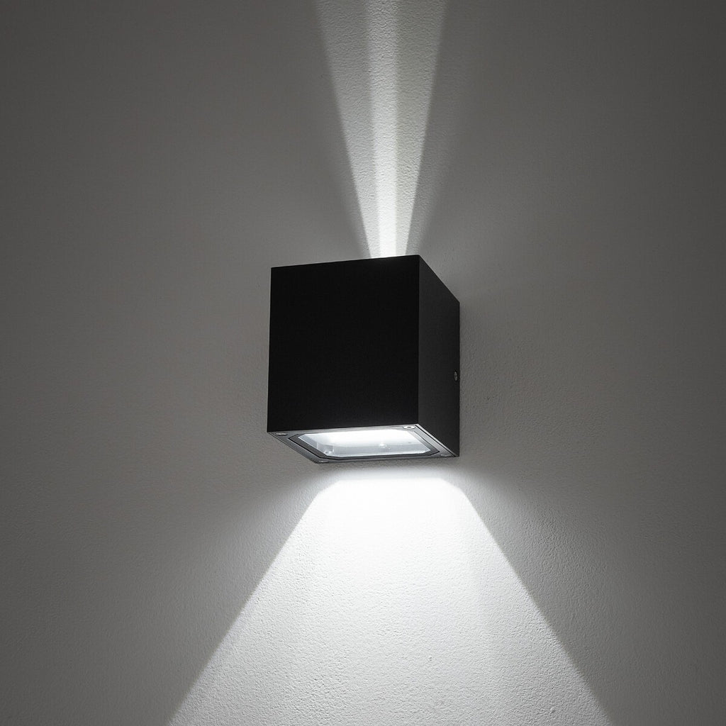Nowodvorski Lampa ścienna natynkowa KHUMBU 10W only LED 50/60Hz IP44 - Aluminium lakierowane - Grafitowy 4443