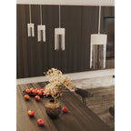 Maxlight Lampa wisząca Fusion - Metal + szkło - Biały P0646
