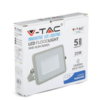 20W Naświetlacz LED SMD / Chip SAMSUNG / Barwa:4000K / Obudowa: Szara